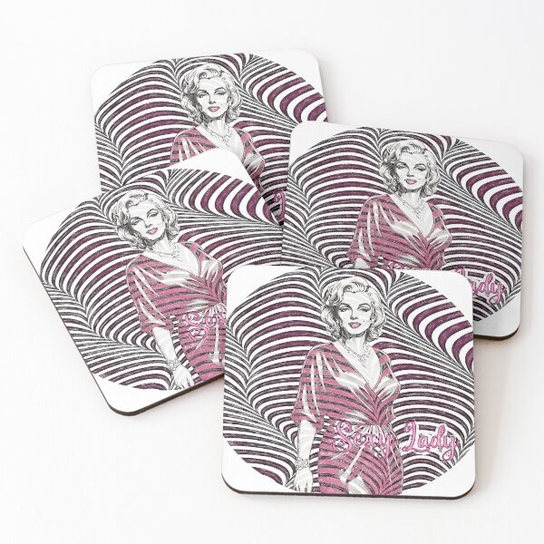 Item preview, Marilyn Monroe "Sexy Lady" – Retro Sketch & Optical Illusion Art designed and sold by Hen-C-Art.