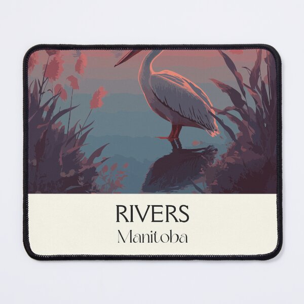 Item preview, Rivers Manitoba | Rural Landscape Art Print designed and sold by TuncGK.