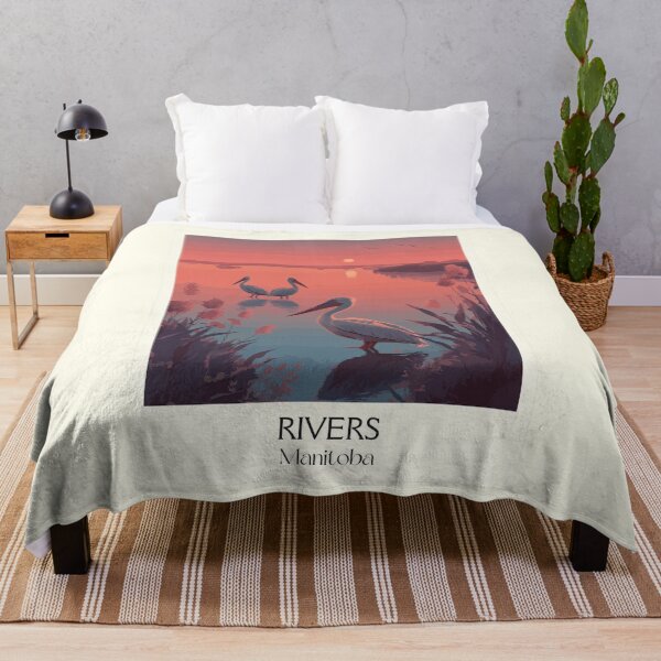 Item preview, Rivers Manitoba | Rural Landscape Art Print designed and sold by TuncGK.