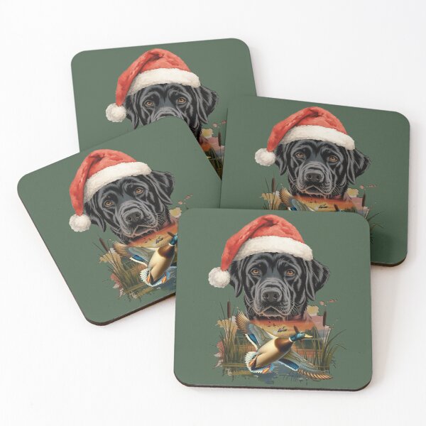 Item preview, Christmas Labrador and Flying Mallard Wetlands designed and sold by LifeCrush.
