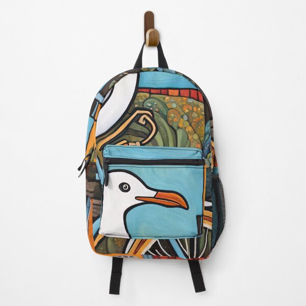 Item preview, Seagull riding a bicycle through the Docks designed and sold by Colin Bentham.