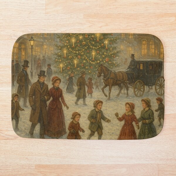 Item preview, Nostalgic winter magic under the Christmas star – Merry Christmas designed and sold by MrsMimpi.