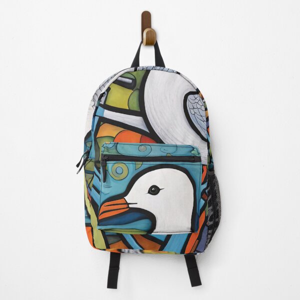 Item preview, Seagull riding a bicycle through the Docks designed and sold by Colin Bentham.