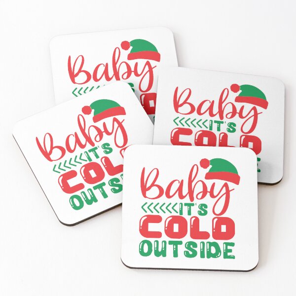 Item preview, Baby It's Cold Outside - Classic Winter Holiday Song Quote designed and sold by FuzionRaptor.