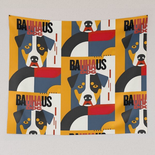 Item preview, A BAUHAUS-STYLE DOG POSTER designed and sold by infinitearte.