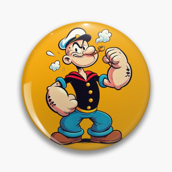 Item preview, The Sailorman Retro Cartoon Design designed and sold by Retr0Tshirts.
