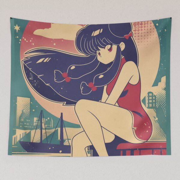 Item preview, Vintage Shampoo Ranma Poster  designed and sold by AnimeArsenalPrints.