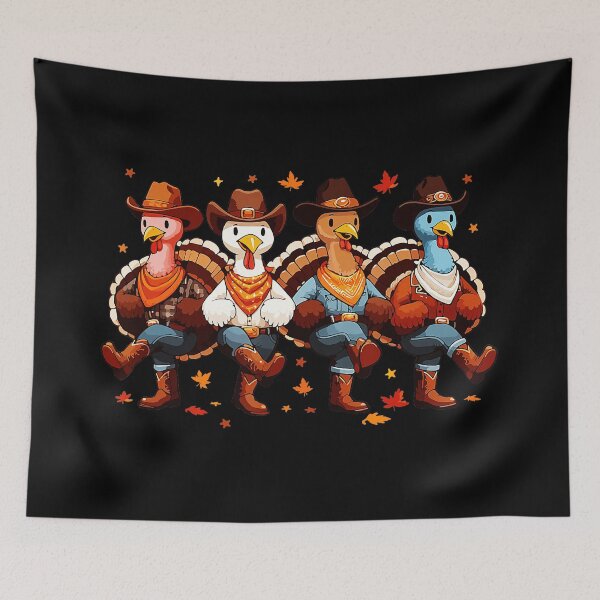 Item preview, Funny Thanksgiving Line Dance Matching Family Group Turkey  designed and sold by JEFDodsonArt.
