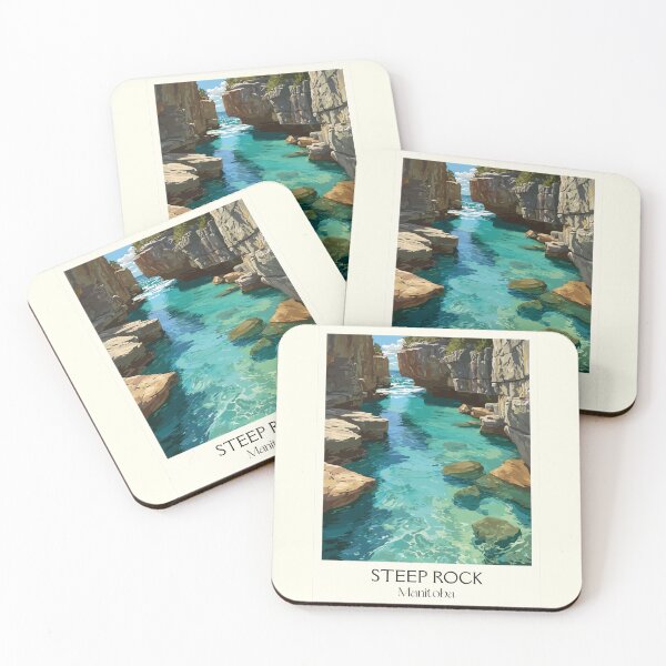 Item preview, Steep Rock Manitoba | Limestone Cliffs & Lake Art designed and sold by TuncGK.