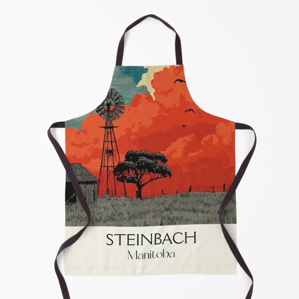 Item preview, Steinbach Manitoba | Prairie Agricultural Heritage Art designed and sold by TuncGK.
