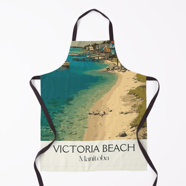Item preview, Victoria Beach Manitoba | Lake Winnipeg Summer Vacation Art designed and sold by TuncGK.