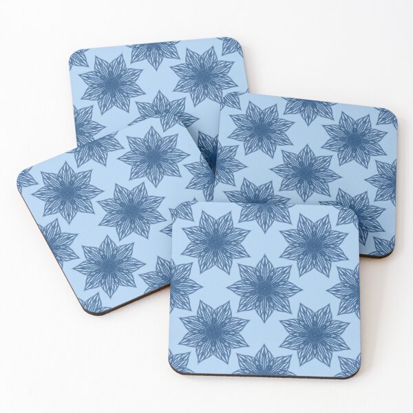 Item preview, Snowflakes "Midnight Blue" designed and sold by Cherevan.