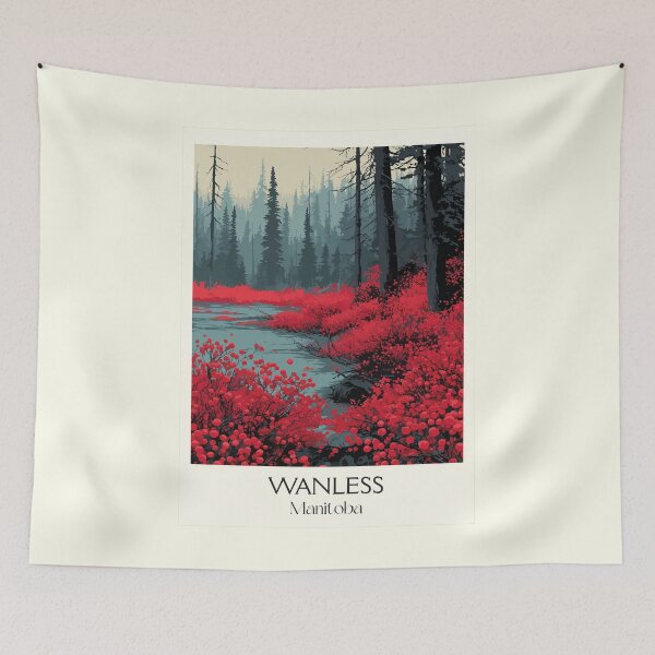 Item preview, Wanless Manitoba | Northern Boreal Forest Scenery Art designed and sold by TuncGK.
