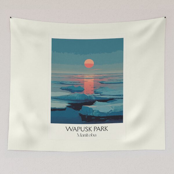 Item preview, Wapusk National Park MB | Polar Bear & Arctic Tundra Art designed and sold by TuncGK.