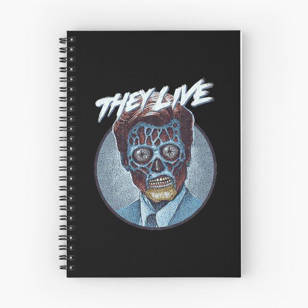 Item preview, They Live Circular Blue Skull Emblem designed and sold by DonnaBradsha.
