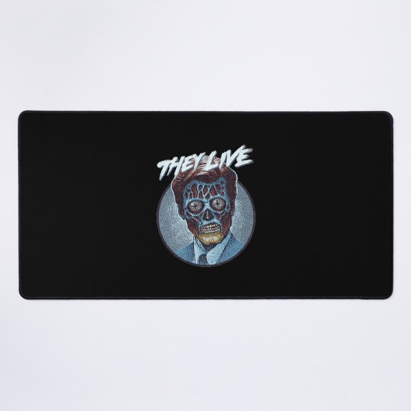 Item preview, They Live Circular Blue Skull Emblem designed and sold by DonnaBradsha.