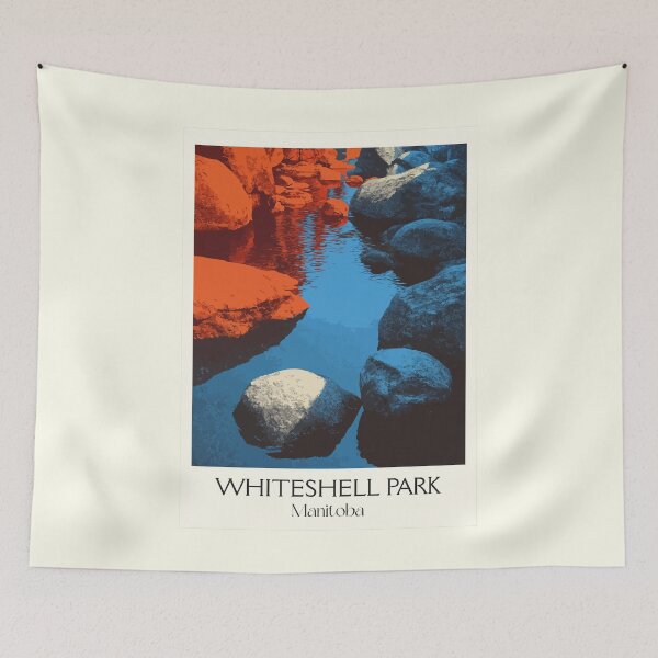 Item preview, Whiteshell Provincial Park MB | Canadian Shield Lake Art designed and sold by TuncGK.