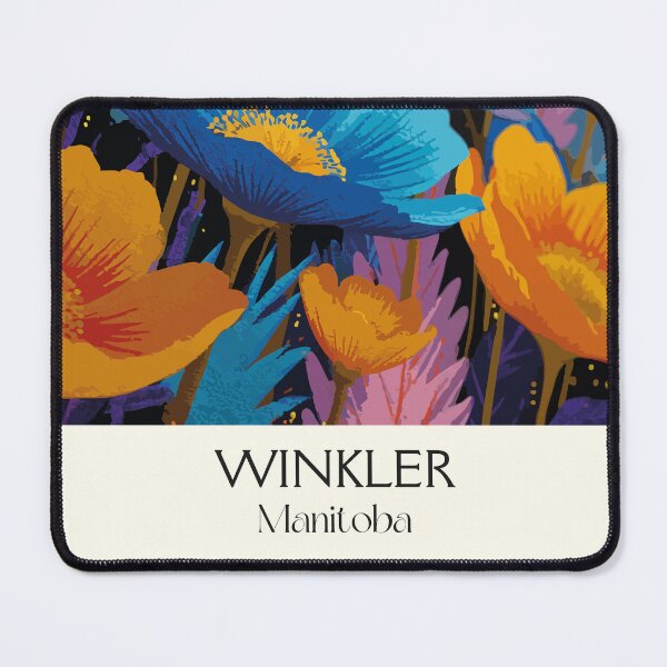 Item preview, Winkler Manitoba | Pembina Valley Agriculture Art Print designed and sold by TuncGK.