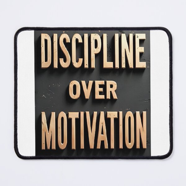 Item preview, Discipline Over Motivation,  Motivation fades. Discipline wins designed and sold by NatureNinja.