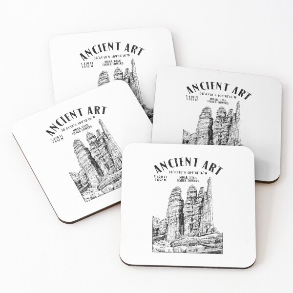 Item preview, Rock Climbing Climber Ancient Art Fisher Towers Location designed and sold by GrandeDuc.