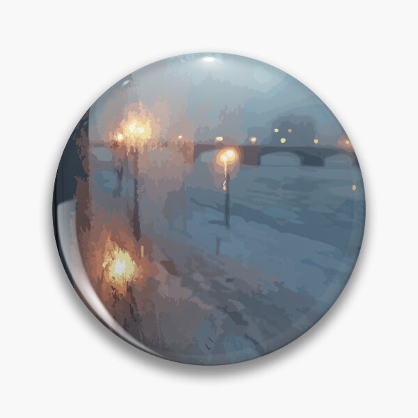 Item preview, Winnipeg Manitoba Cityscape | Moody Urban Night Art Print designed and sold by TuncGK.
