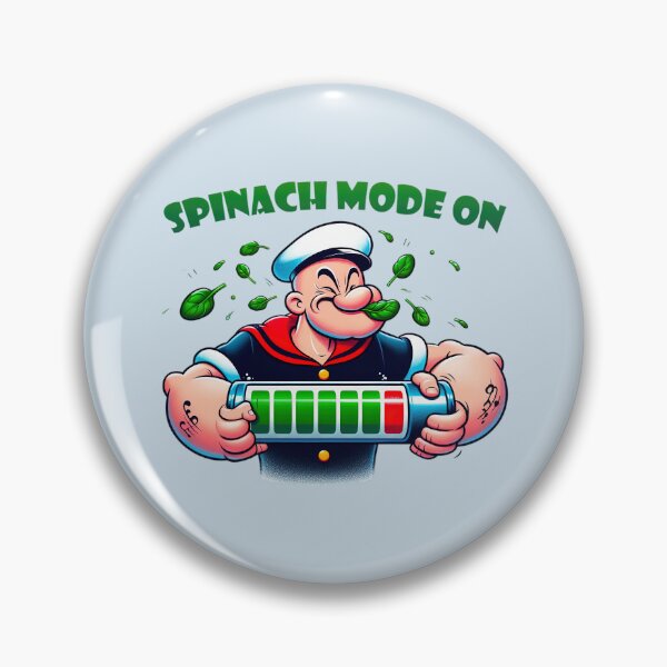 Item preview, Sailorman Spinach Mode On designed and sold by Retr0Tshirts.