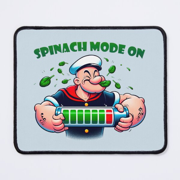 Item preview, Sailorman Spinach Mode On designed and sold by Retr0Tshirts.