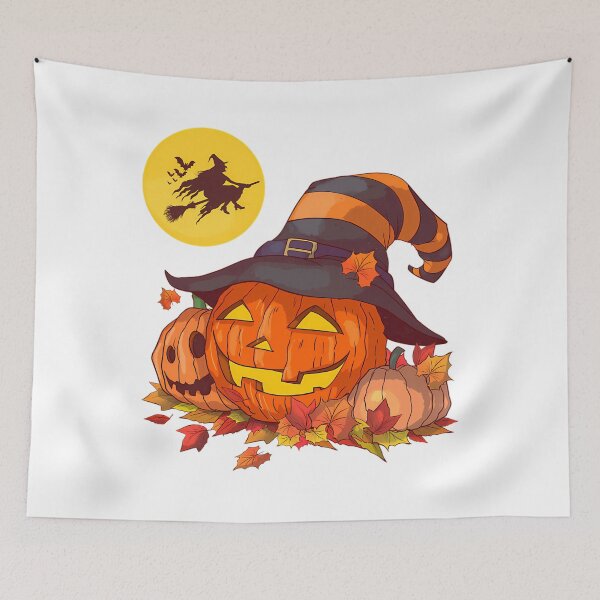 Item preview, Pumpkin Witch Moon Scene designed and sold by hadley-gilbert.