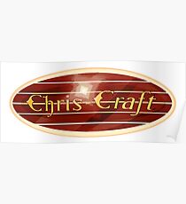 Chris Craft Vintage wooden boats USA Poster