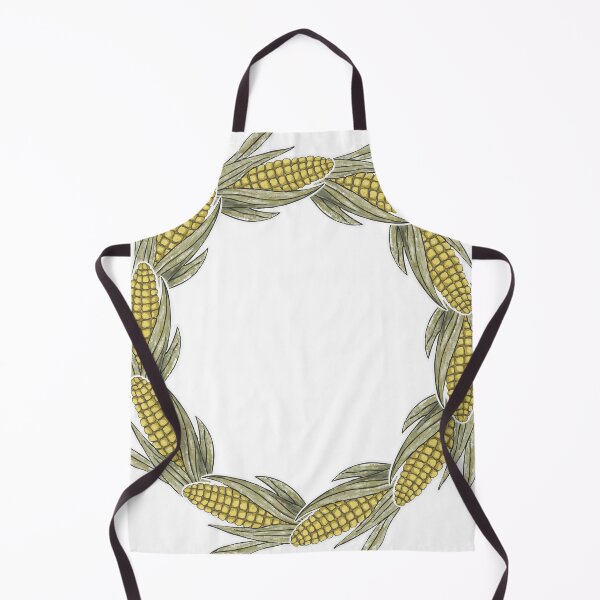 Item preview, Corn Wreath Illustration – Rustic Harvest Botanical Frame designed and sold by ShykShop.