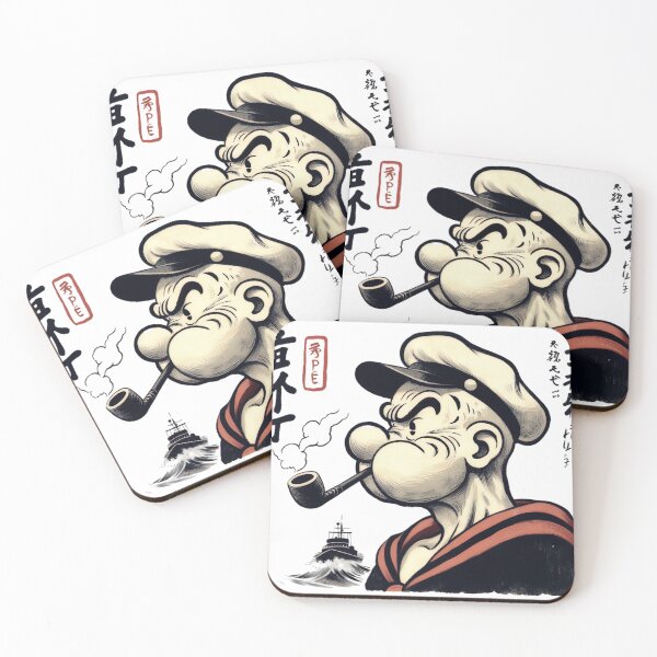 Item preview, Sailorman Retro Japanese Art Poster designed and sold by Retr0Tshirts.