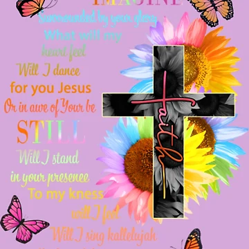 Artwork thumbnail, Sunflower Cross by RacheleStore