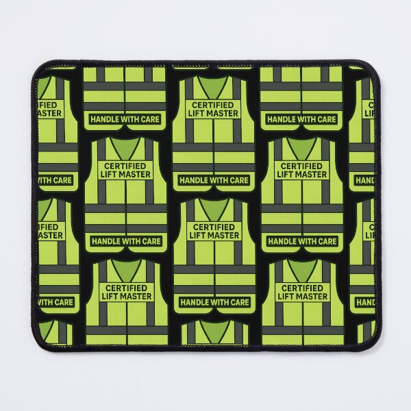 Item preview, Certified Lift Master Handle With Care Safety Vest Design variant designed and sold by TeeTimeTreasure.