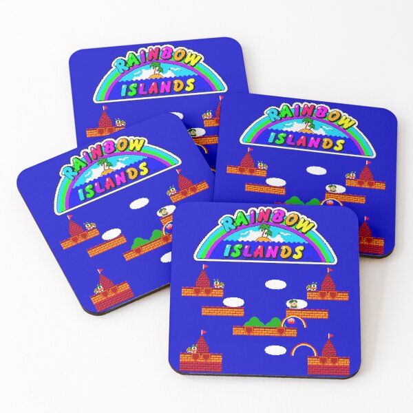 Item preview, Rainbow Islands Retro Arcade Gaming Art designed and sold by Retr0Tshirts.