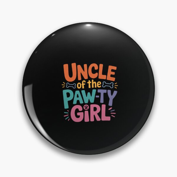 Item preview, Uncle Of The Birthday Girl Dog Paw Family Matching Party  designed and sold by dainegilbert.