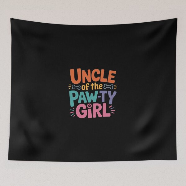 Item preview, Uncle Of The Birthday Girl Dog Paw Family Matching Party  designed and sold by dainegilbert.