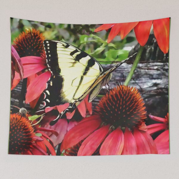 Item preview, Swallowtail on Red Coneflower designed and sold by Susan Savad.