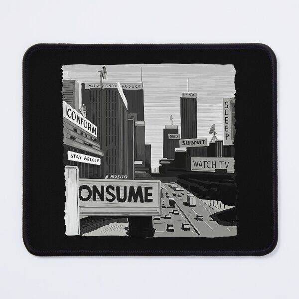 Item preview, They Live Cityscape With Hidden Messages designed and sold by DonnaBradsha.