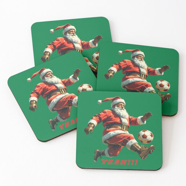 Item preview, Soccer Santa YEAH!!! – Funny Christmas Football Design - GREEN designed and sold by PAPIRO SIGLO XXI.