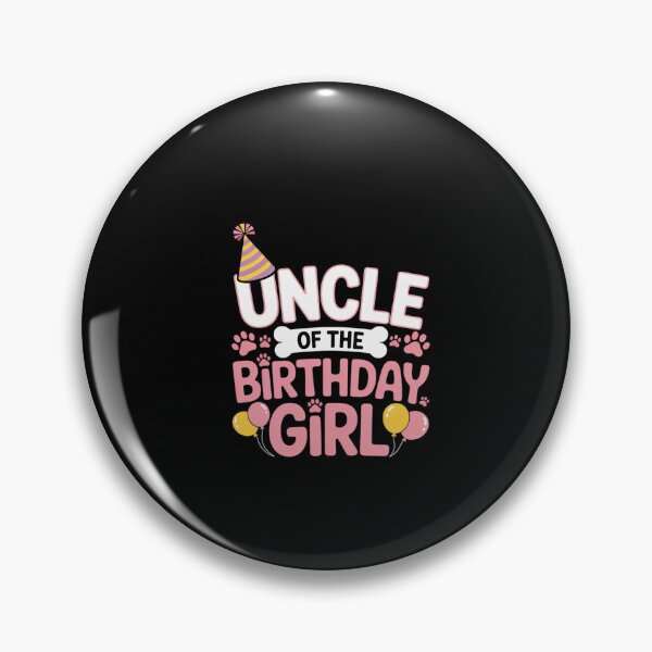 Item preview, Uncle Of The Birthday Girl Dogs Paw Theme Family Bday Party  designed and sold by dainegilbert.