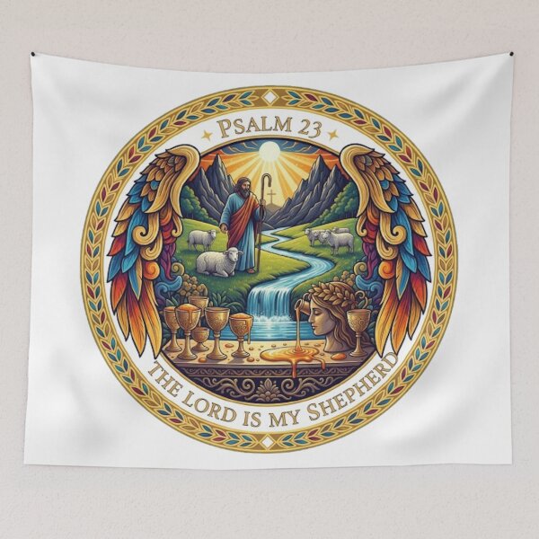Item preview, PSALM 23; THE LORD IS MY SHEPHERD designed and sold by likbatonboot.