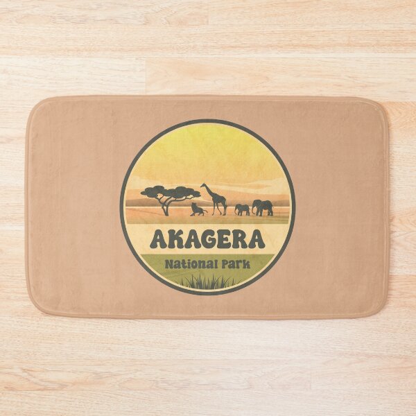 Item preview, Akagera National Park Rwanda Safari Adventure Art designed and sold by CynthiaGraphics.