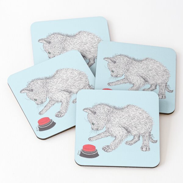 Item preview, THE KITTIE AND THE RED BUTTON  designed and sold by BeritValk.