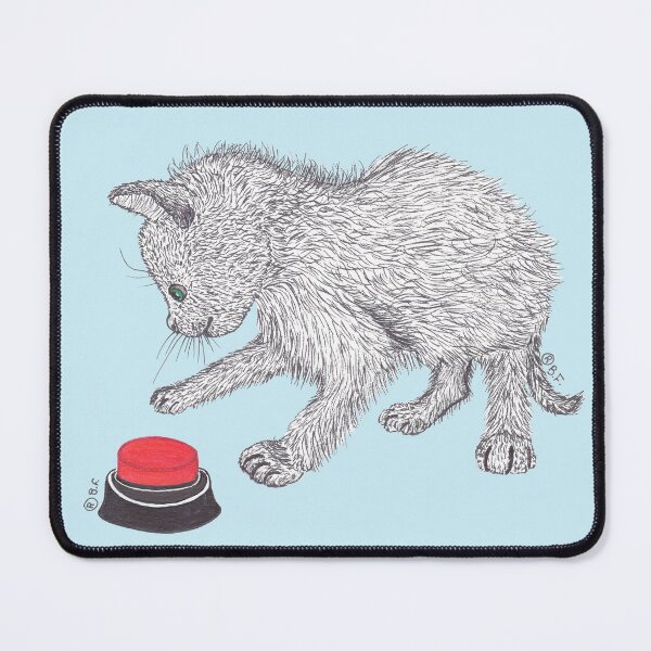Item preview, THE KITTIE AND THE RED BUTTON designed and sold by BeritValk.
