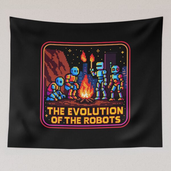 Item preview, The Evolution of the Robot - The First Spark! designed and sold by MikeHawkinWorld.