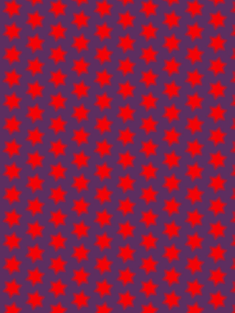 Thumbnail 4 of 4, iPhone Case, Red Rounded Star Shape designed and sold by PrintMintStudio.