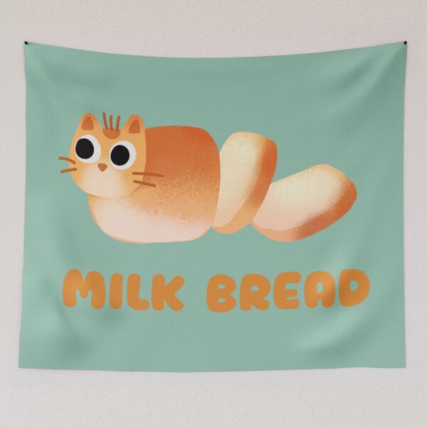 Item preview, Milk Bread Cat designed and sold by catsdothingz.