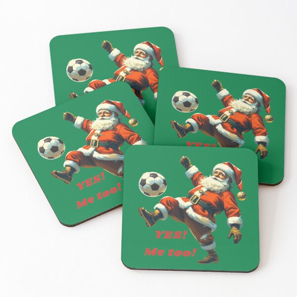 Item preview, Soccer Santa Kicking Ball – Funny Christmas Football Design - GREEN designed and sold by PAPIRO SIGLO XXI.