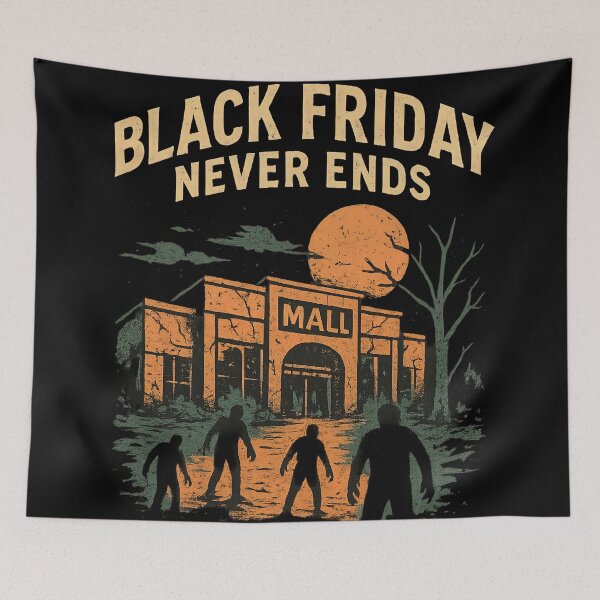 Item preview, Undead Mall Black Friday Never Ends designed and sold by Retr0Tshirts.