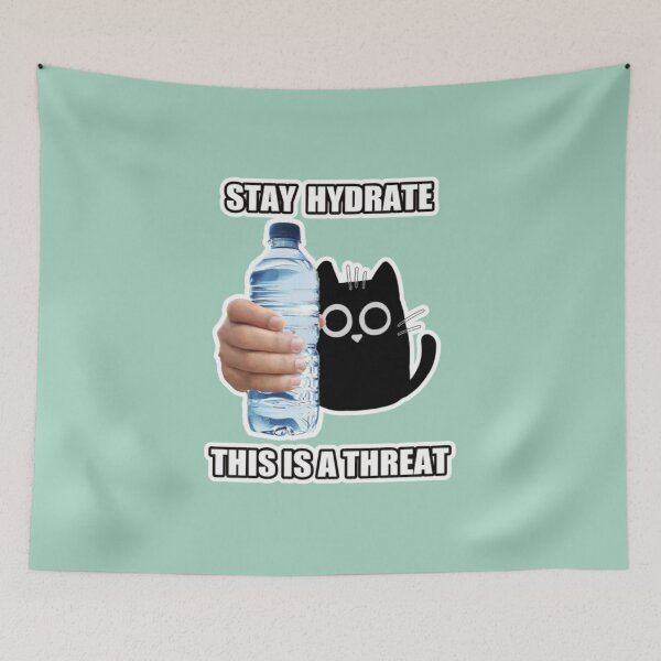 Item preview, Cat Threatens to Drink Water designed and sold by catsdothingz.
